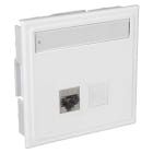 Lanse - Veggkontakt 1xKat.6A STP CYB