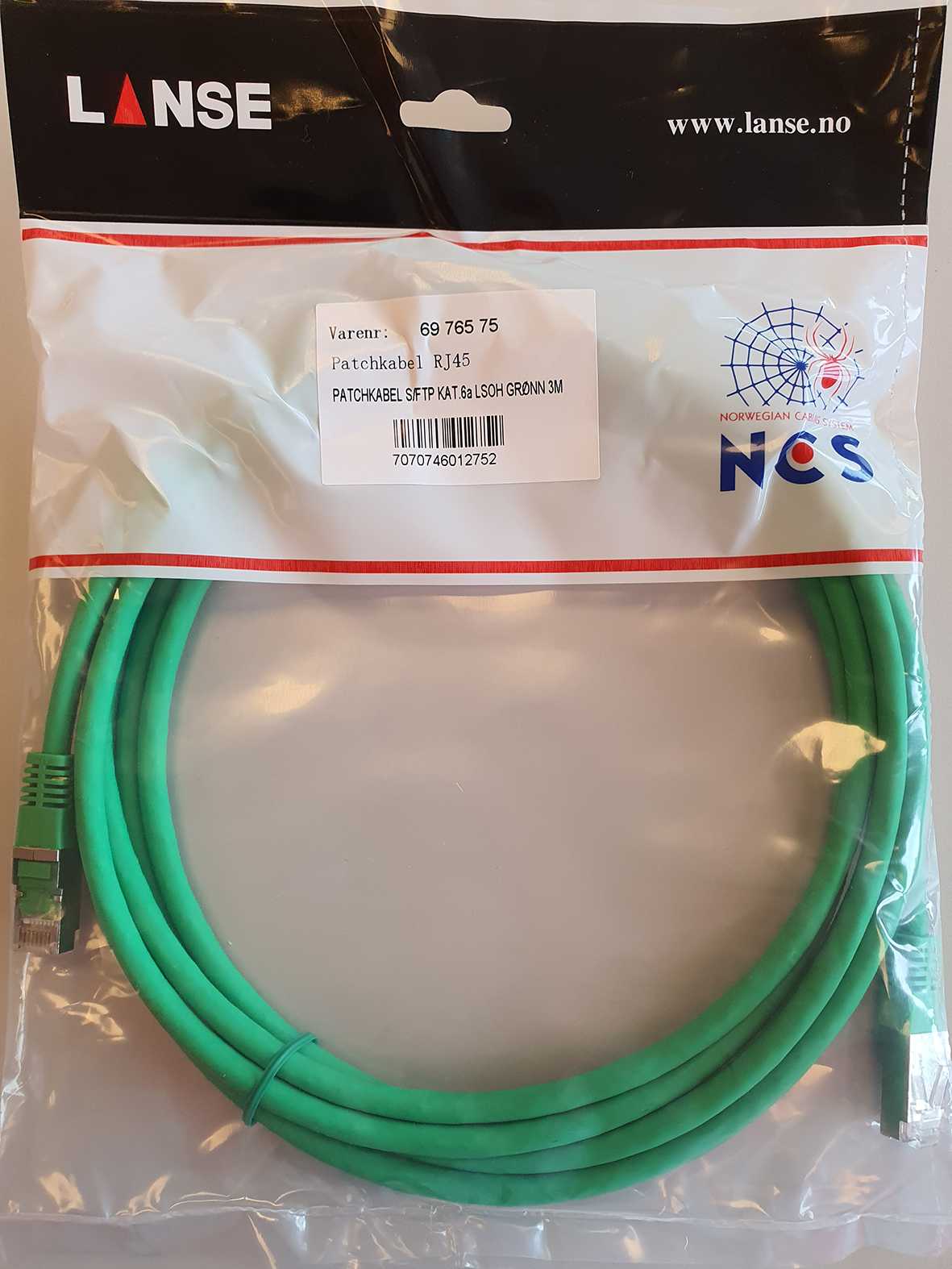 Lanse - Patchkabel S/FTP Kat.6A 7,0m LSOH