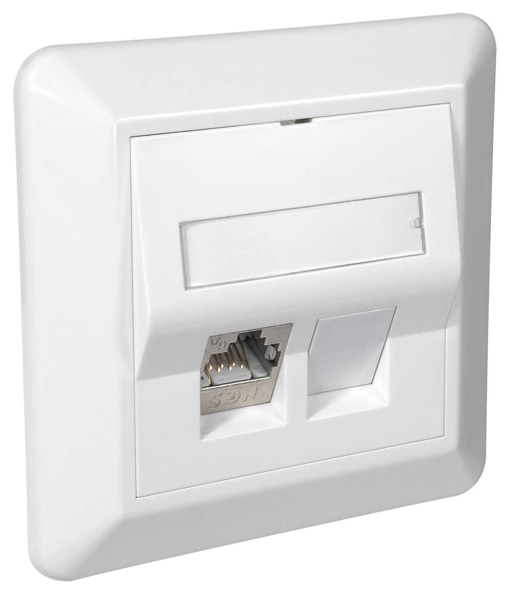 Lanse - Vegguttak QuickCompact Stp CAT6
