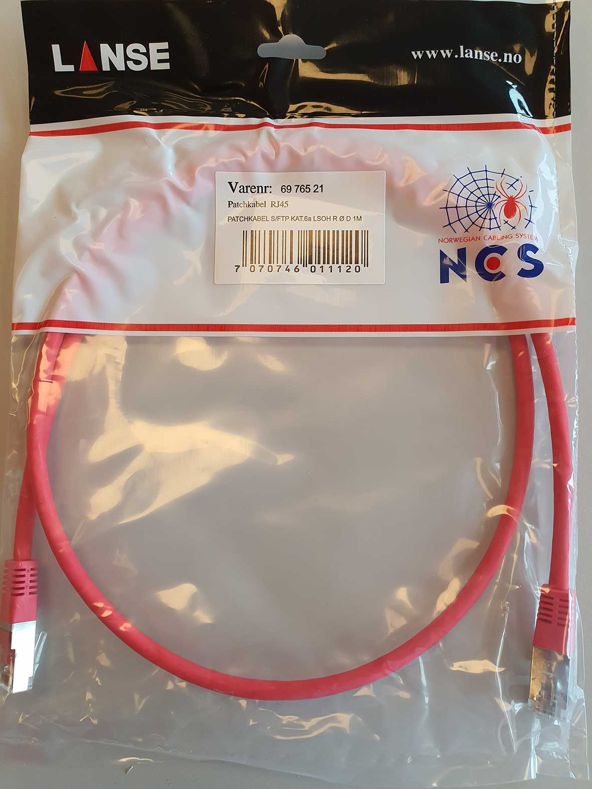 Lanse - Patchkabel S/FTP Kat.6A 2,0m LSOH