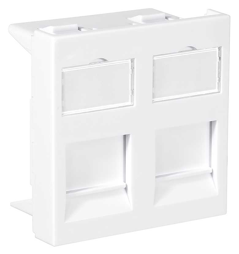 Lanse - Modul 45x45 2xKat.6 UTP Quick
