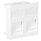 Lanse - Modul 45x45 2xKat.6 UTP Quick