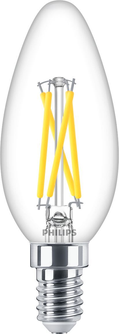 Philips - MSTER GLASS LED mignon og prismepærer av glass - LED-lamp/Multi-LED - Energieffektivitet, klasse: D