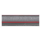 Pipelife - 160mm 6m PE100RC kabelrør SN64, svart m/rød stripe, merket "Obs kabel".