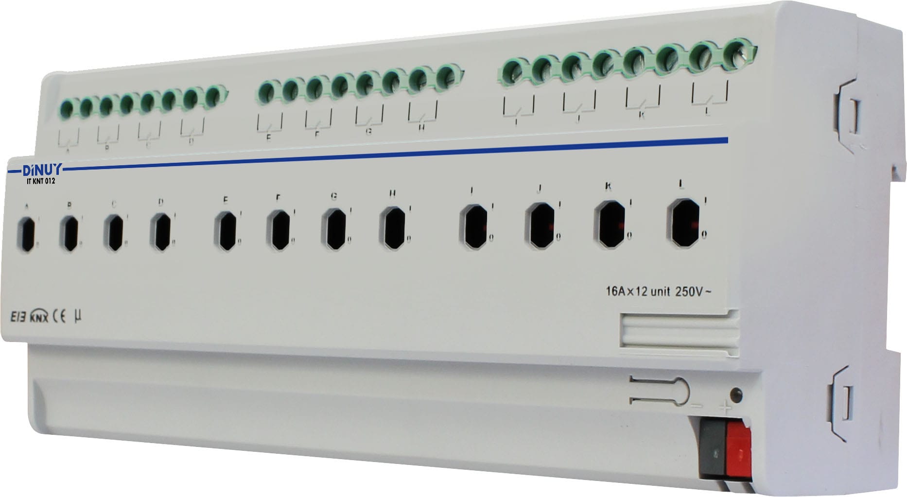 Function - KNX rele 12-kanaler. 16A releer