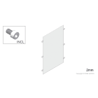 Elsteel - Polykarbonat separasjonsplate 1000x1000 mm