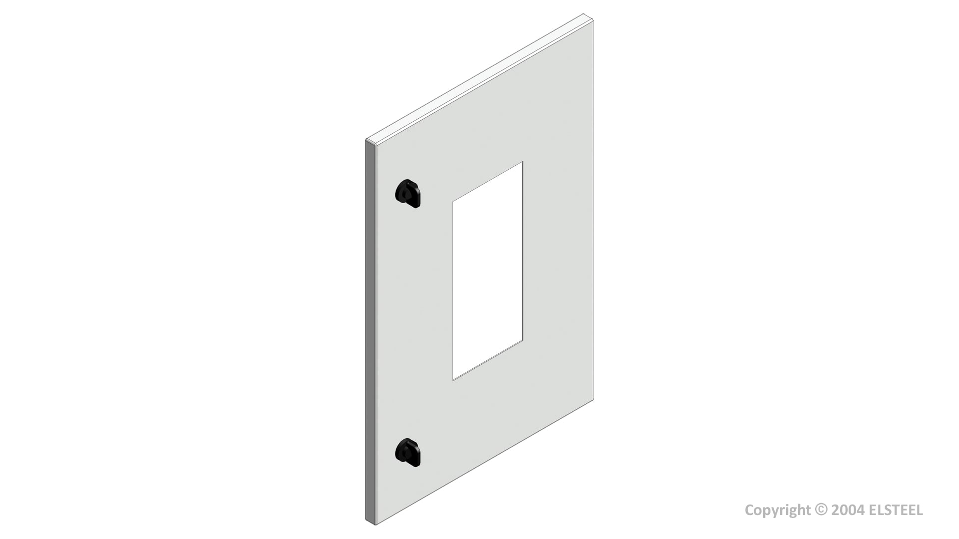 Elsteel - TML Dør for målerfelt 300x600