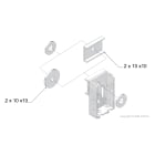 Elsteel - Holder for jordskinne AL