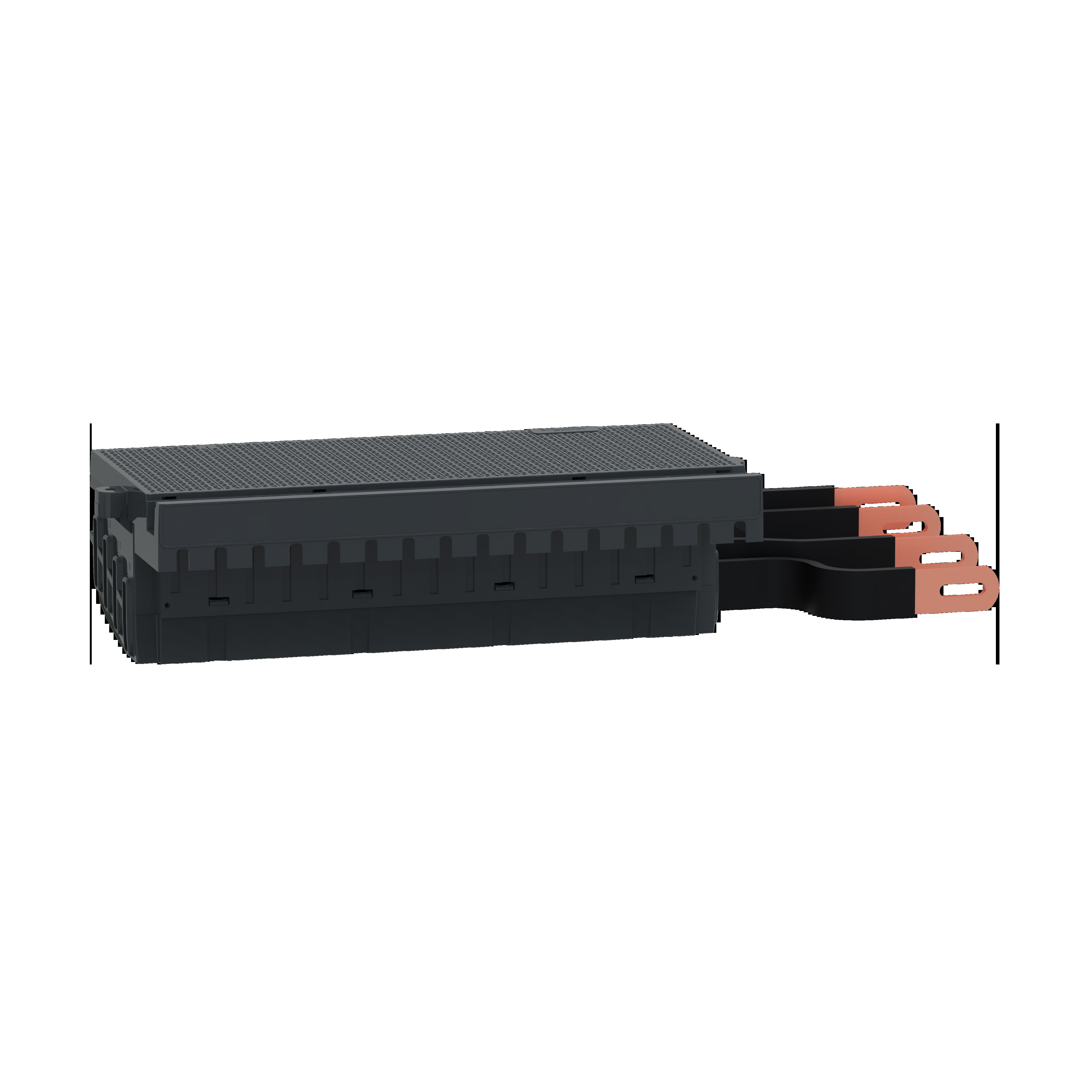 Schneider Electric - Samleskinneblokk-Linergy FC(Polypact)-med tilkobling til Linergy LGY-for NSXm-4P-PrismaSeT P