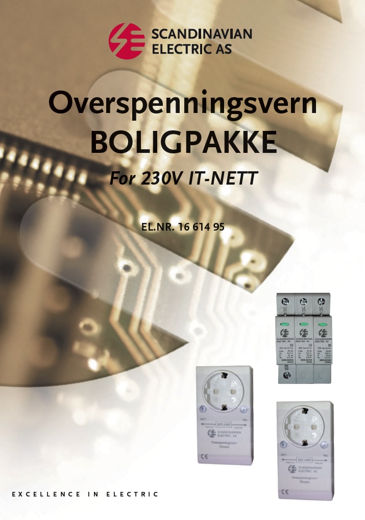 Function - Overspenningsvern SE Boligpakke 230V IT-nett mellomvern og finvern