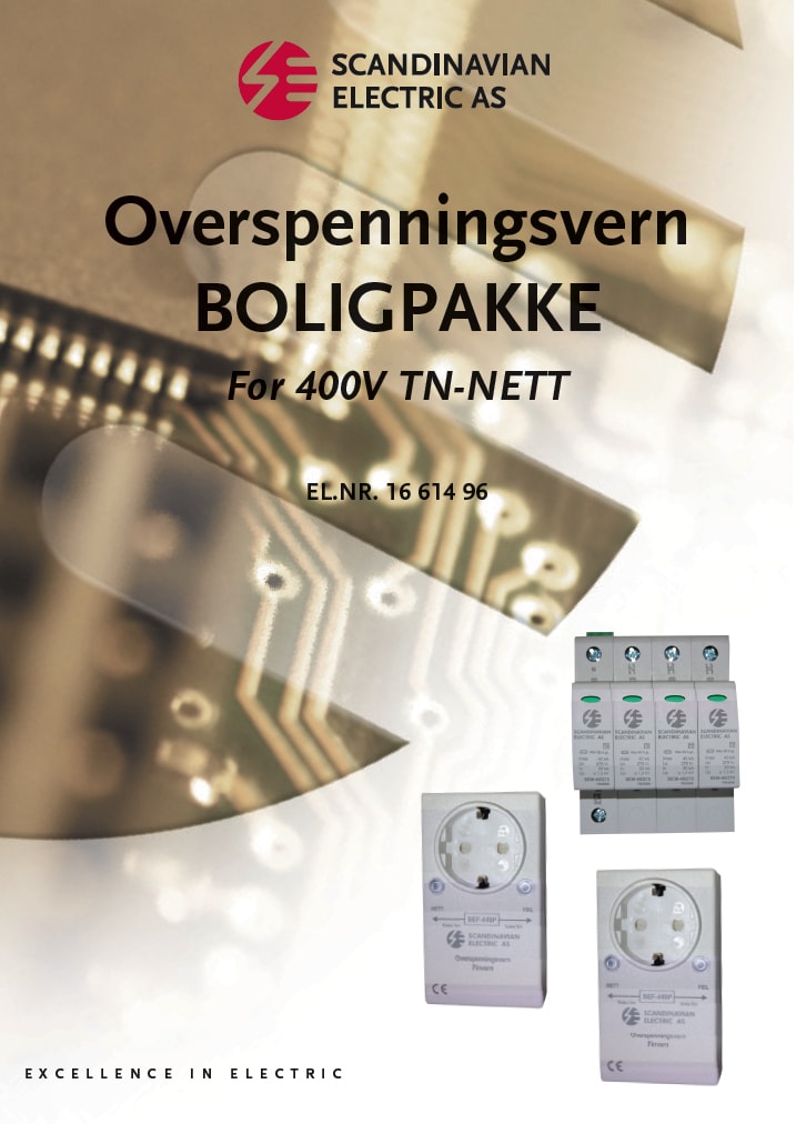 Function - Overspenningsvern SE Boligpakke 400V TN-nett mellomvern og finvern
