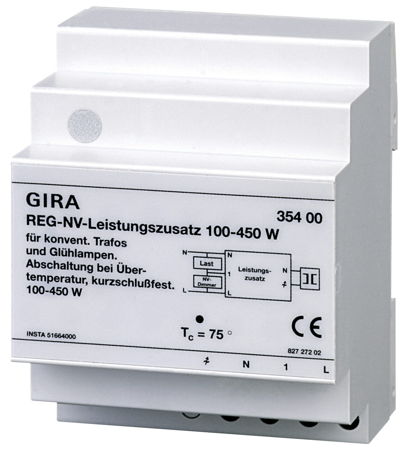 Function - * EFF.MODUL LAVVOLT 100-450VA