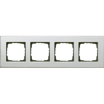 GIRA - Ramme esprit krom 4 hull