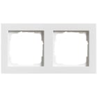 GIRA - Ramme E2 hvit glanset 2 hull