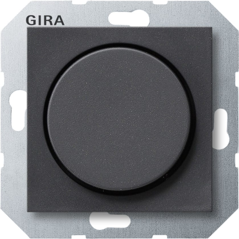 GIRA - Dimmer for for 1-10V forkoblinger uten ramme antrasitt