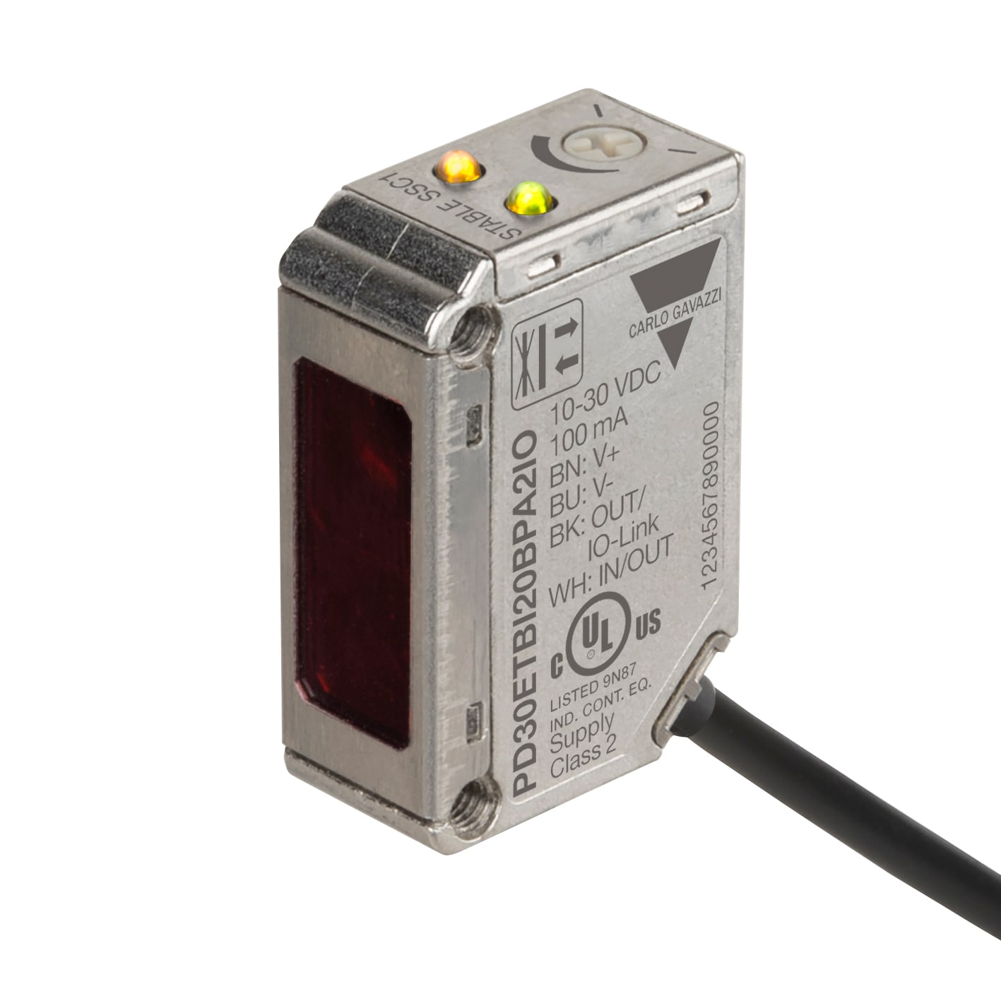 Carlo Gavazzi - Fotocelle IO link BGS 200mm kabel IP69K SS