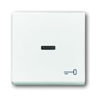 ABB Electrification - Impressivo bryter vippe med nøkkel symbol Hvit