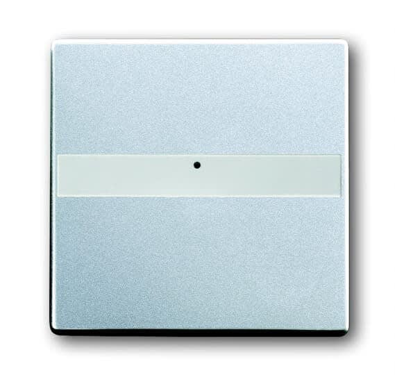 ABB Electrification - Impressivo bryter vippe med NAVNEFELT Aluminium