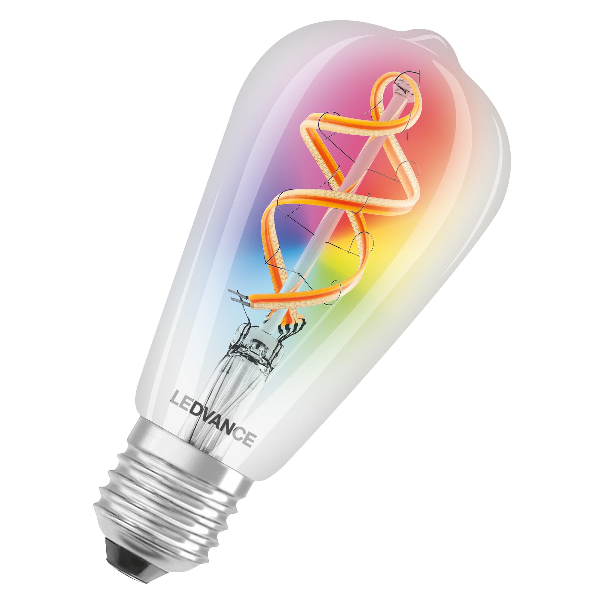 Ledvance - LEDpærer SMART+WiFi Edison RGBW30 E27, 300 lumen