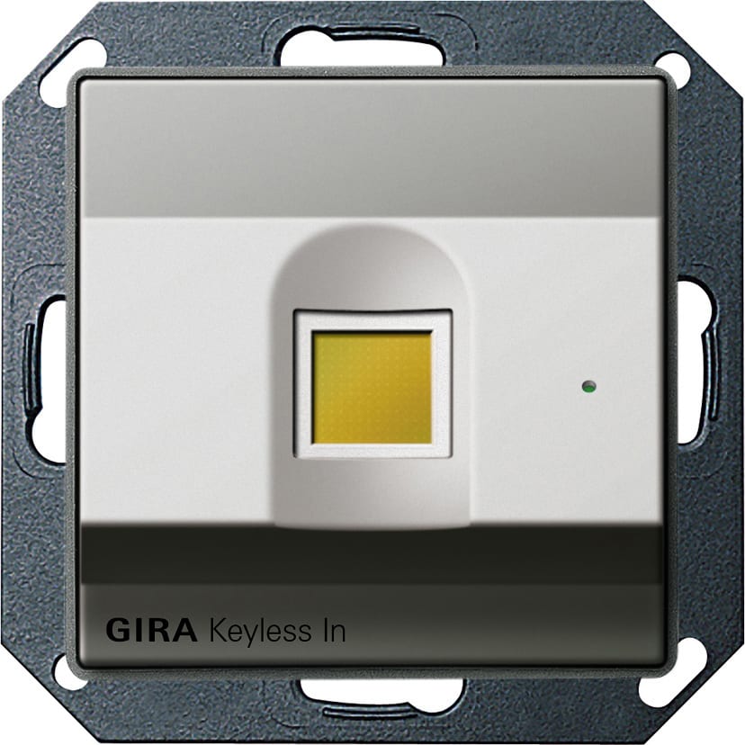GIRA - Gira Keyless In Fingerprint Gira E22 Edelstål (lakkert)