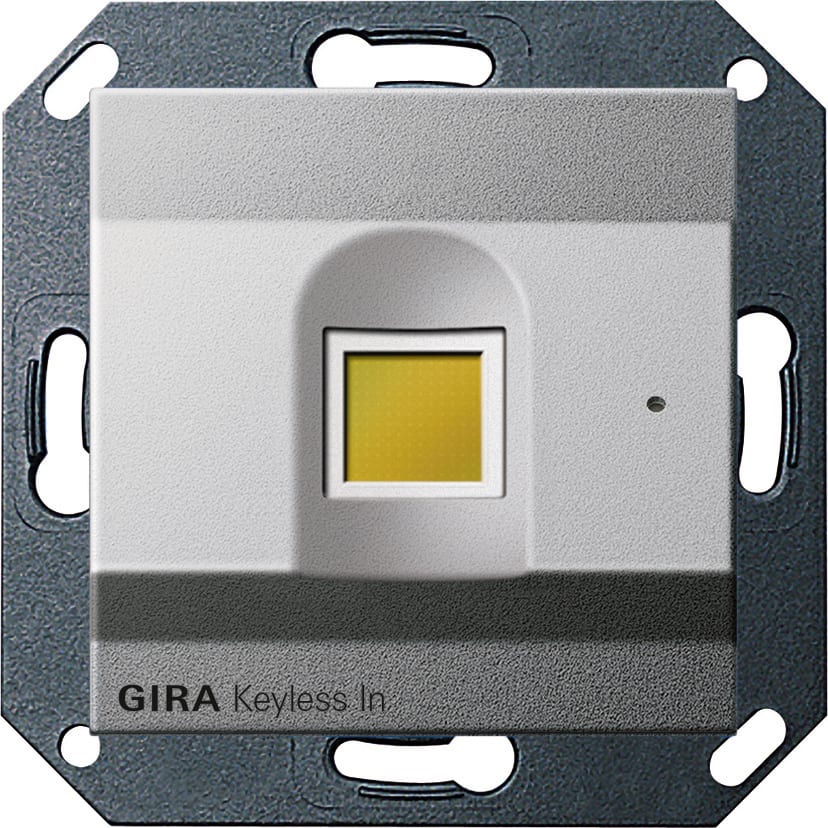 GIRA - Gira Keyless In Fingerprint System 55 aluminiumsfarget