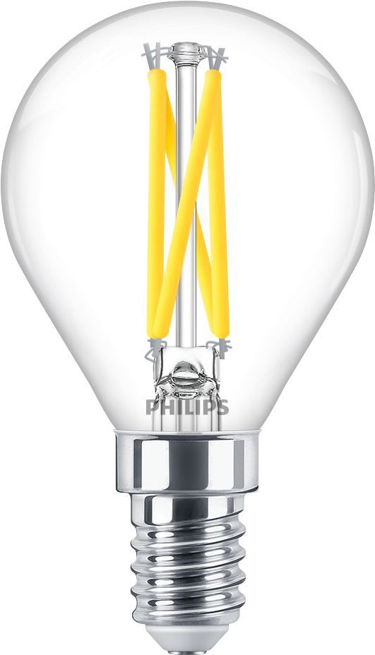 Philips - MSTER GLASS LED mignon og prismepærer av glass - LED-lamp/Multi-LED - Energieffektivitet, klasse: D
