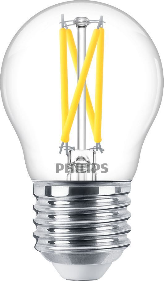 Philips - MSTER GLASS LED mignon og prismepærer av glass - LED-lamp/Multi-LED - Energieffektivitet, klasse: D