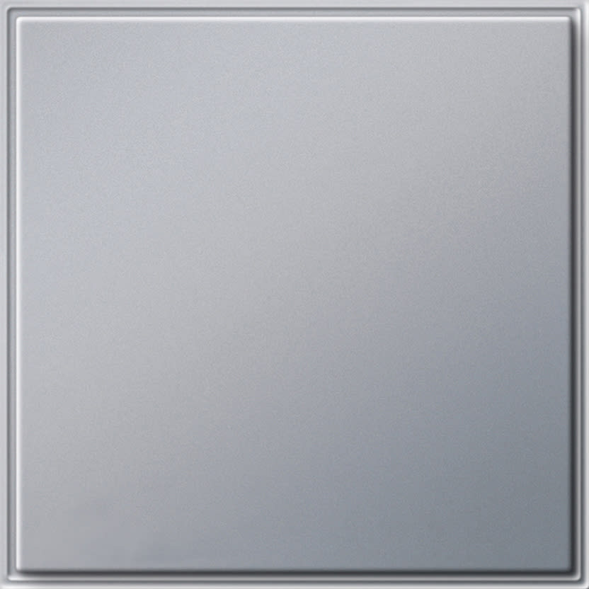 GIRA - Blinddeksel Gira TX_44 (VT I) aluminiumsfarget