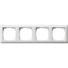 GIRA - 4-HULLS RAMME RENHVIT STD.55