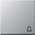 GIRA - Vippe Symbol klokke System 55 aluminiumsfarget