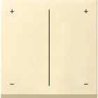 GIRA - Dimmerfront Touch med 2 kanaler for System 2000 Kremhvit glanset