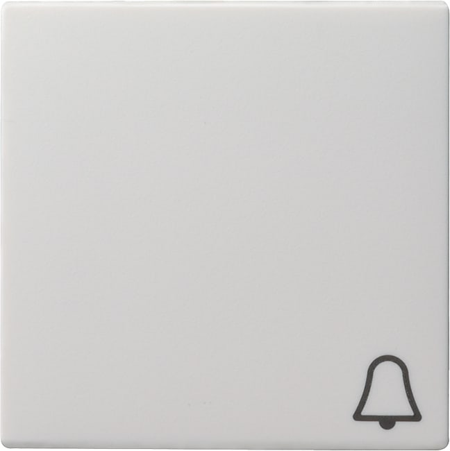 GIRA - Vippe Symbol klokke System 55 renhvit matt