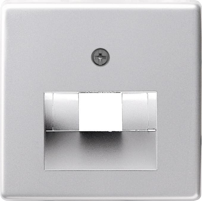 GIRA - Avdekking UAE IAE ISDN Gira E22 Aluminium (lakkert)