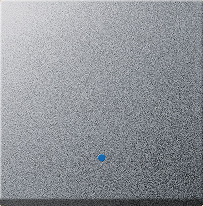 GIRA - System2000 påsats Touch bryter System 55 aluminiumsfarget