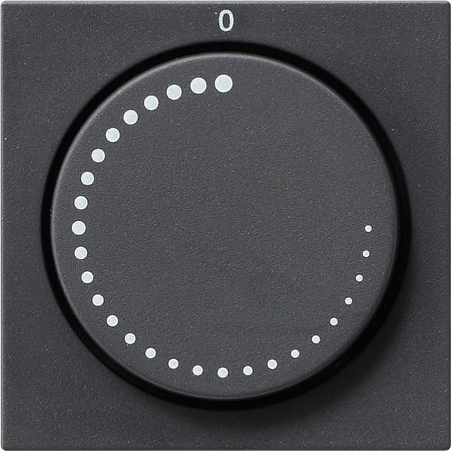 GIRA - Avdekking Turtallsregulering System 55 antrasitt