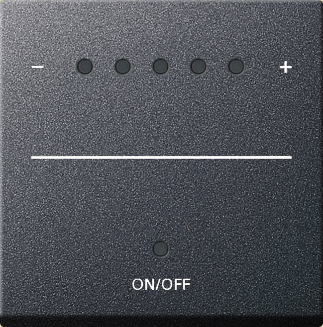 GIRA - Dimmerfront Touchsensor med dioder for system 2000 antrasitt