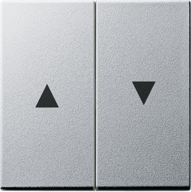 GIRA - Vipper med pilsymbol System 55 aluminiumsfarget
