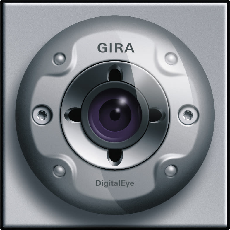 GIRA - Fargekamera for dørstasjon Gira TX_44 (VT I) aluminiumsfarget