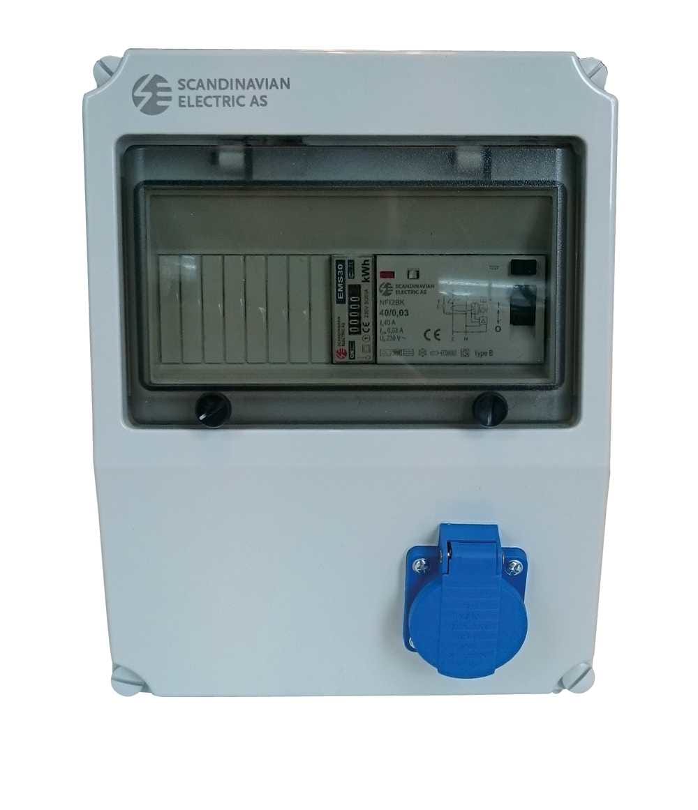Function - Ladeboks Elbil Schuko inkl.måler