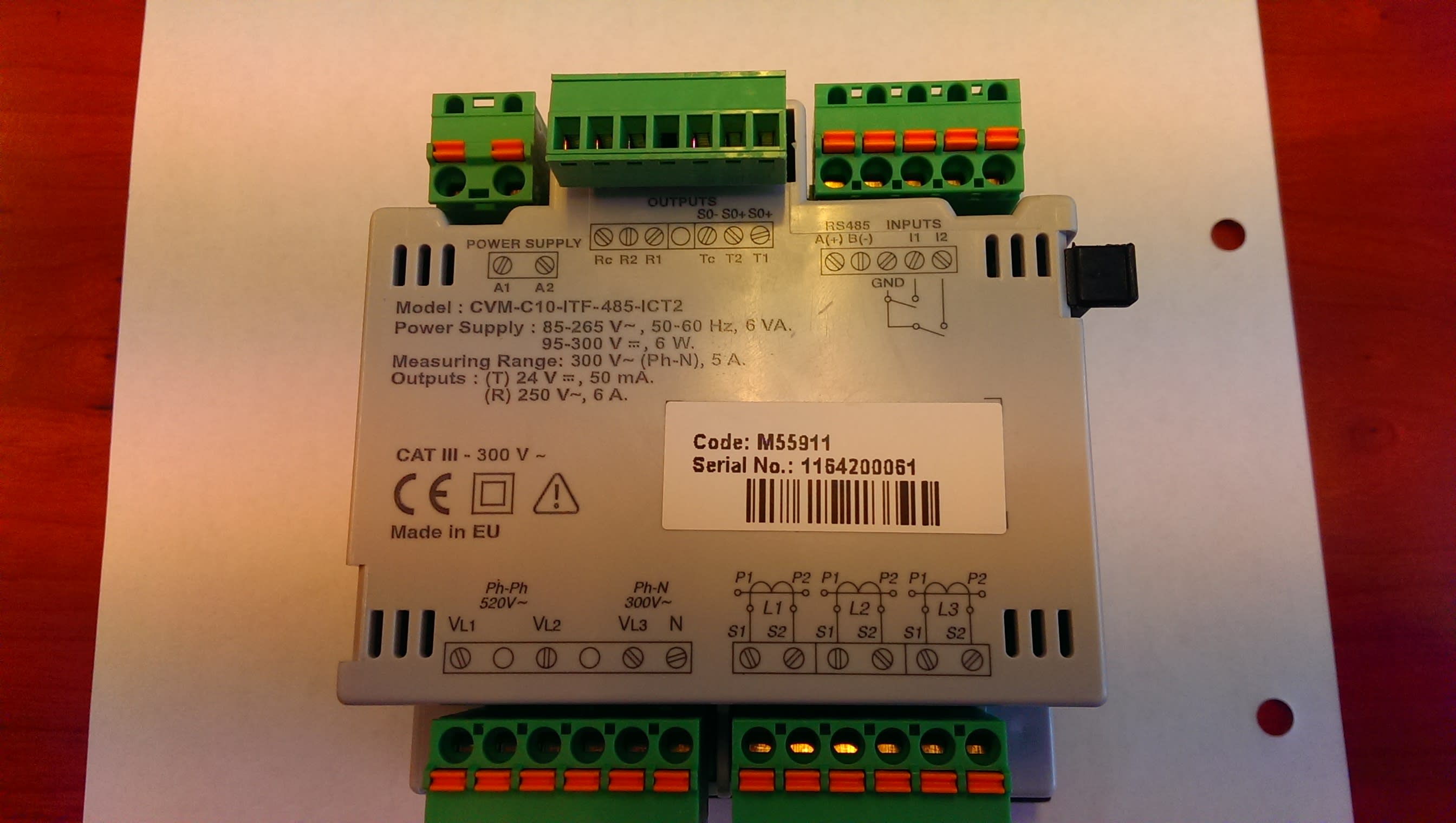 Function - IP2XC klemmer for CVM-C10/B100.