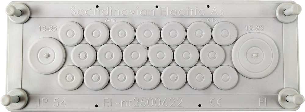 HT Hi Tech Polymers - Multi kabelflenser HTC-22