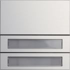 GIRA - Ringeknappmodul 2k System 106 aluminium