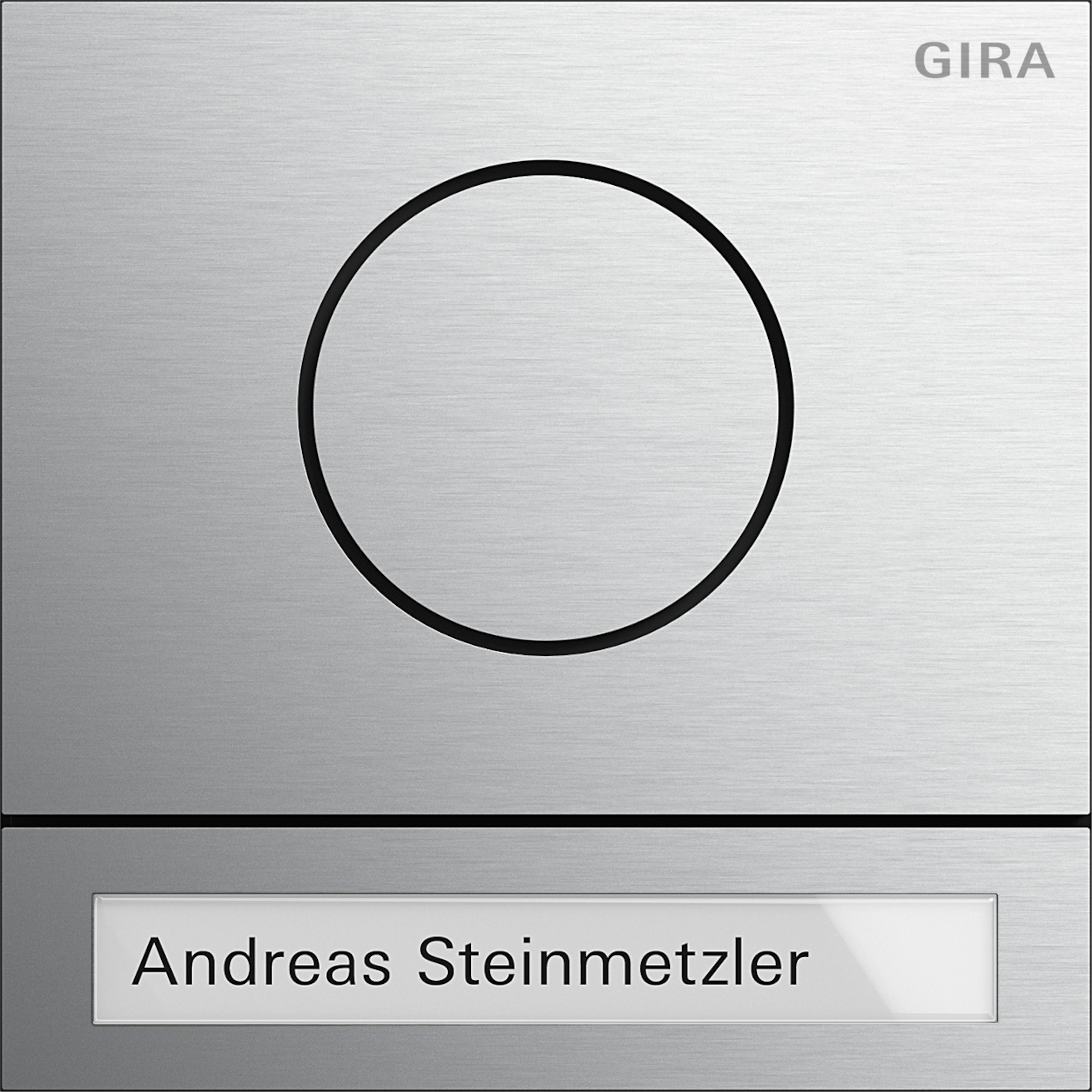GIRA - Dørstasjonmodul System 106 aluminium