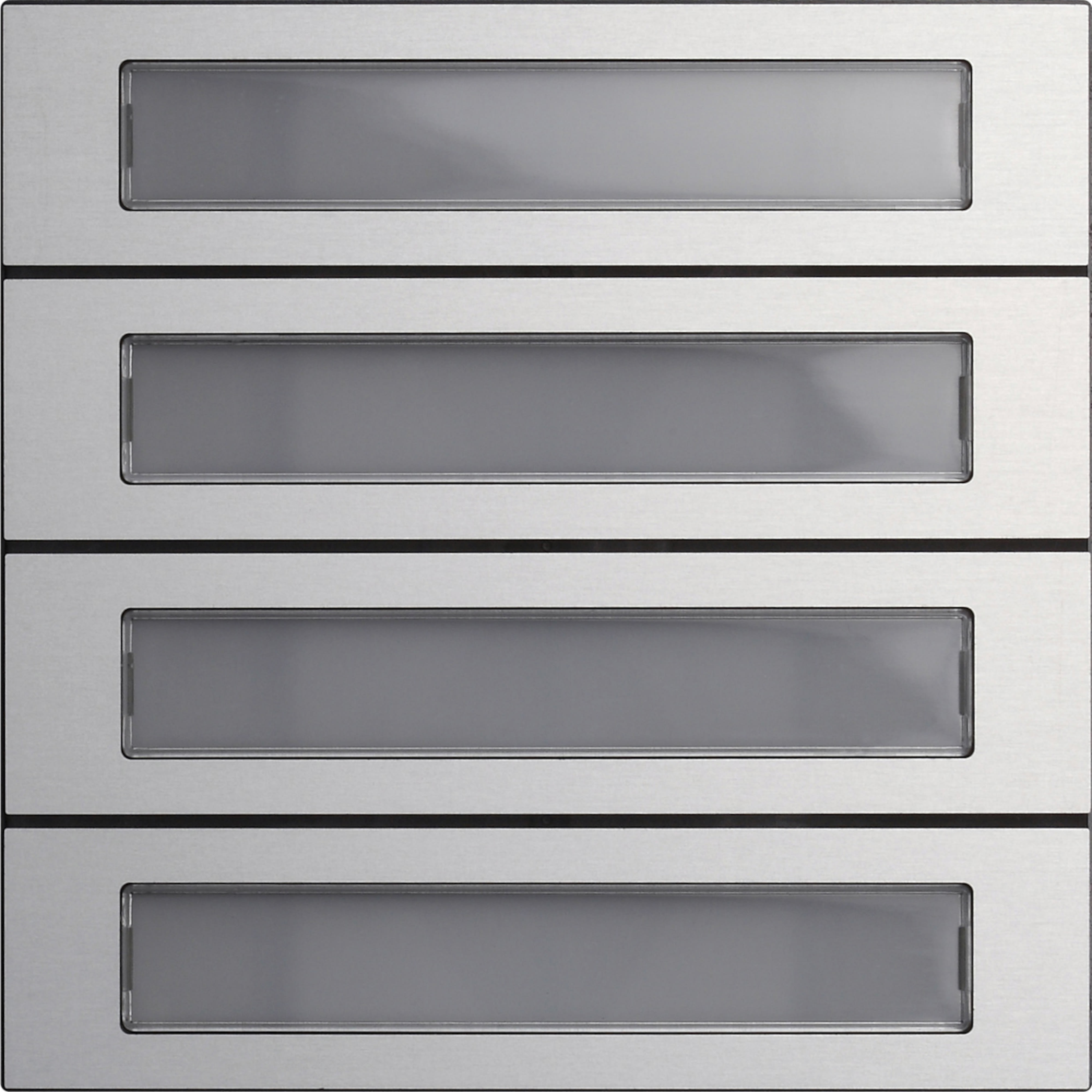 GIRA - Ringeknappmodul 4k System 106 aluminium