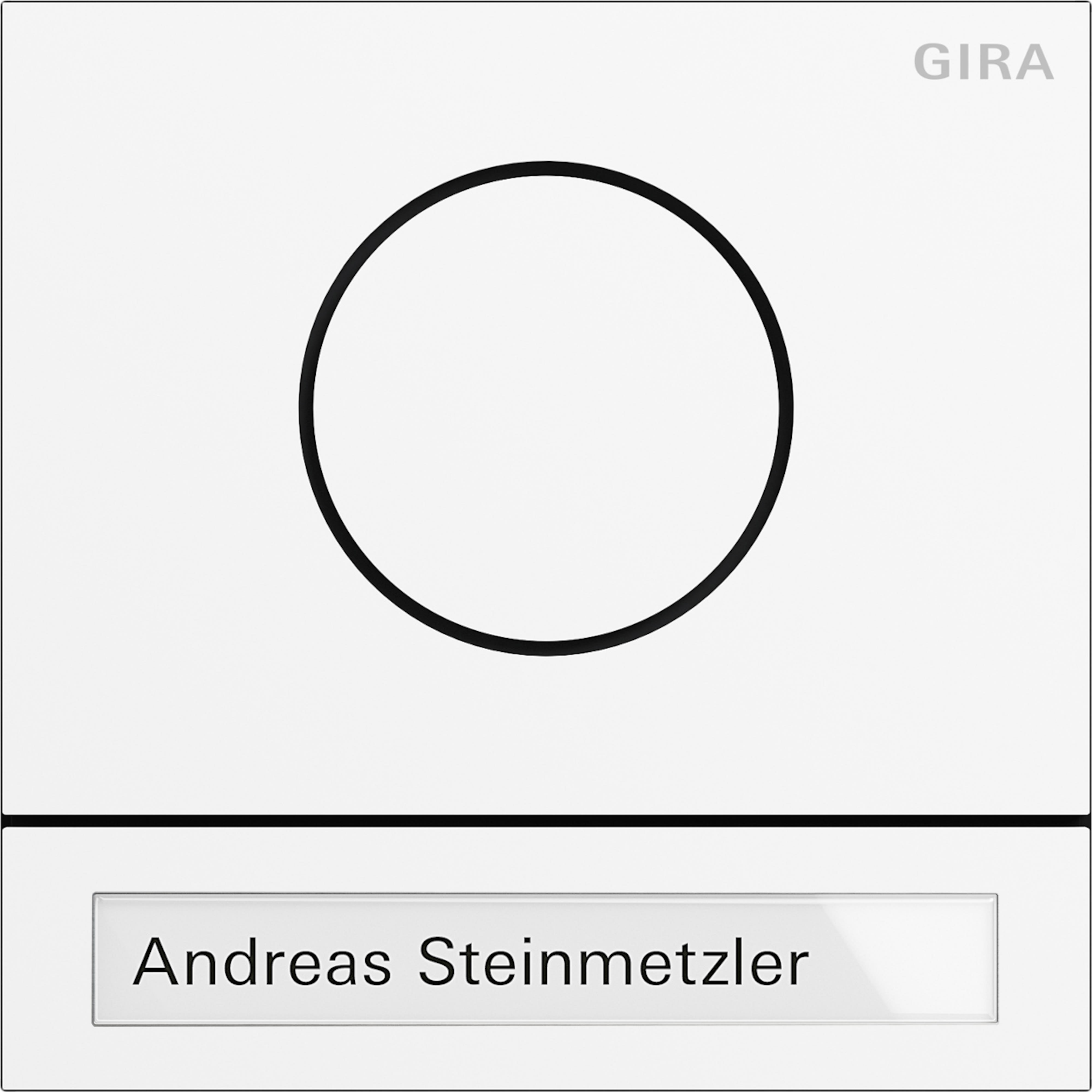 GIRA - Dørstasjonmodul System 106 hvit