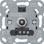 GIRA - System 3000, trykk/vri dimmer for veggboks. Standard versjon. AC 230 V, 50/60 Hz