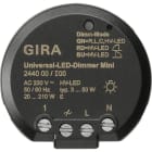 GIRA - System 3000, pilledimmer for skjult montering. AC 230 V, 50/60 Hz