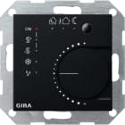GIRA - KNX kontin. regul. System 55 svart matt