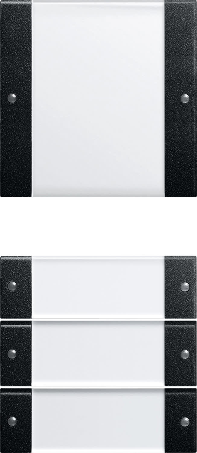 GIRA - Vippesett 4x MF System 55 klar/svart matt