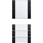 GIRA - Vippesett 4x MF System 55 klar/svart matt